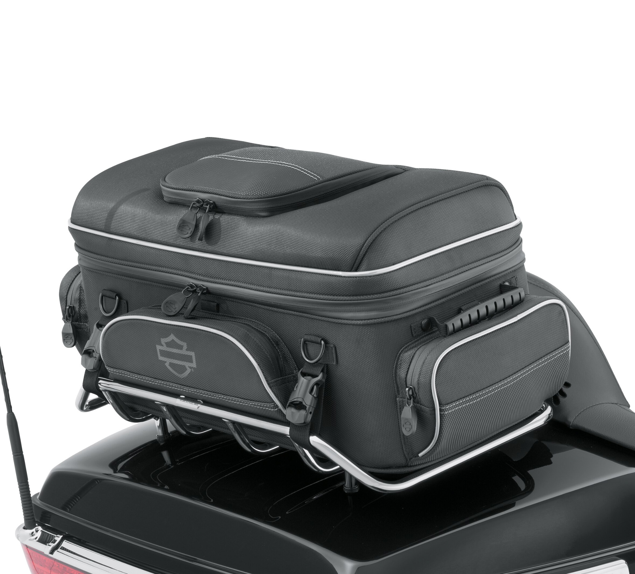 Onyx Premium Luggage Tour-Pak Rack Bag 93300123 | Harley-Davidson CA