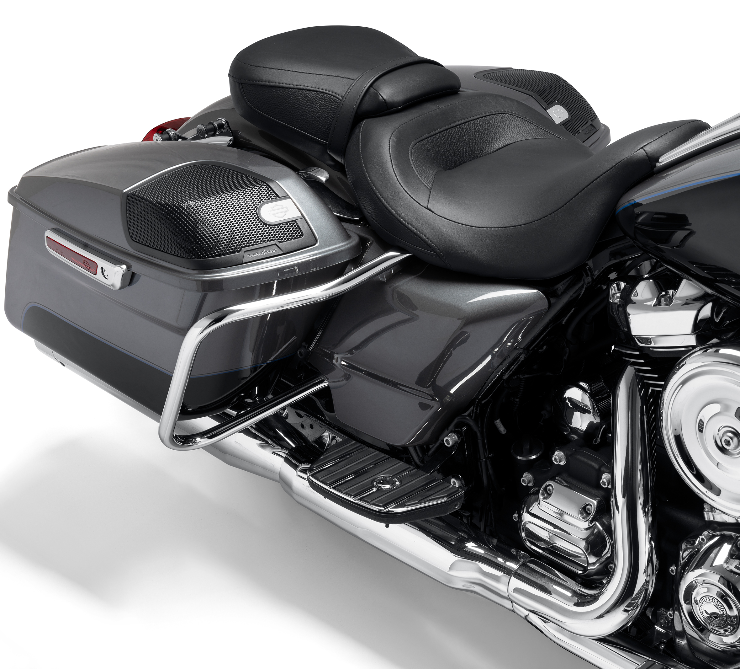 Road king hot sale handlebar speakers