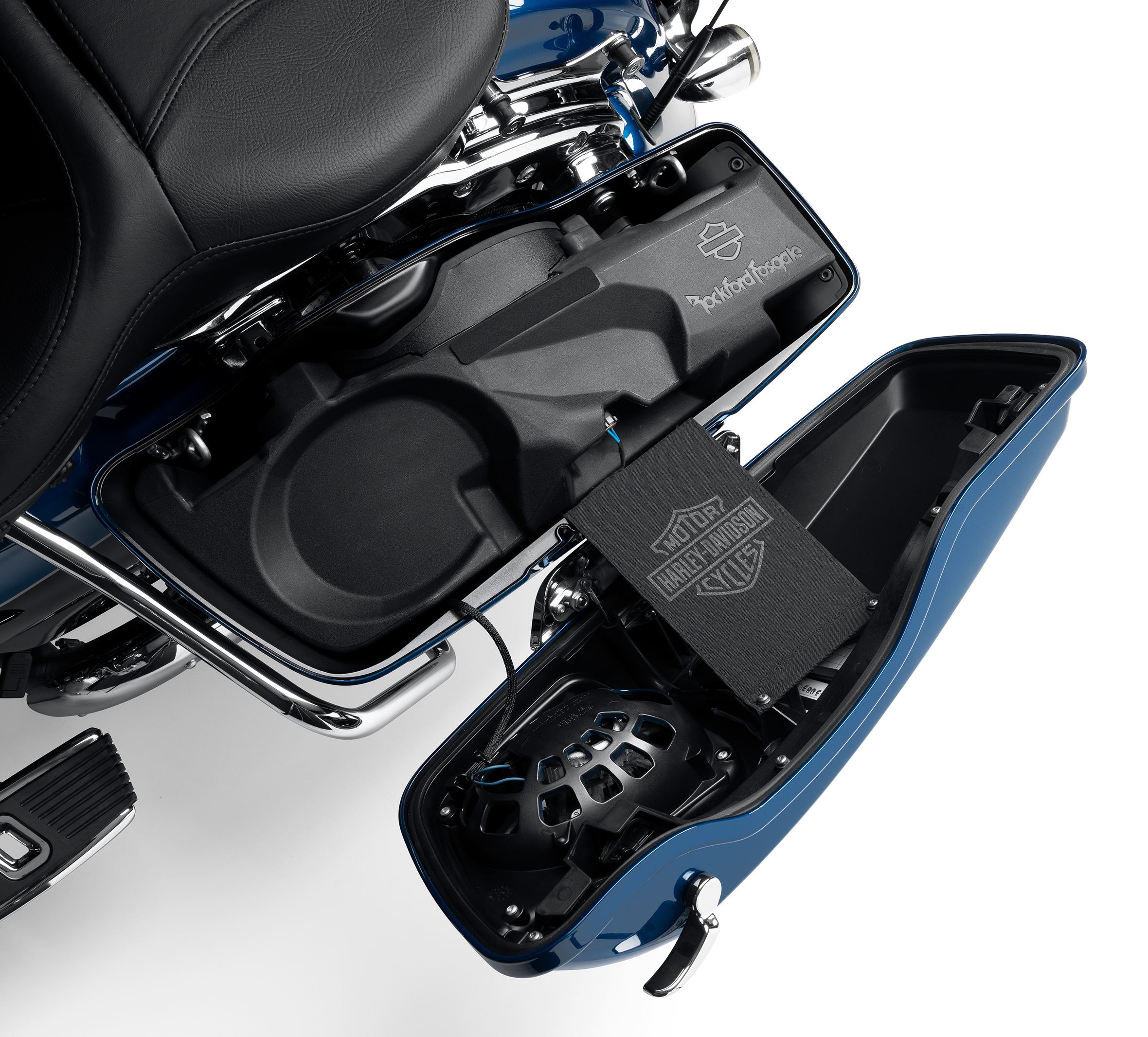 harley davidson saddlebag subwoofer box