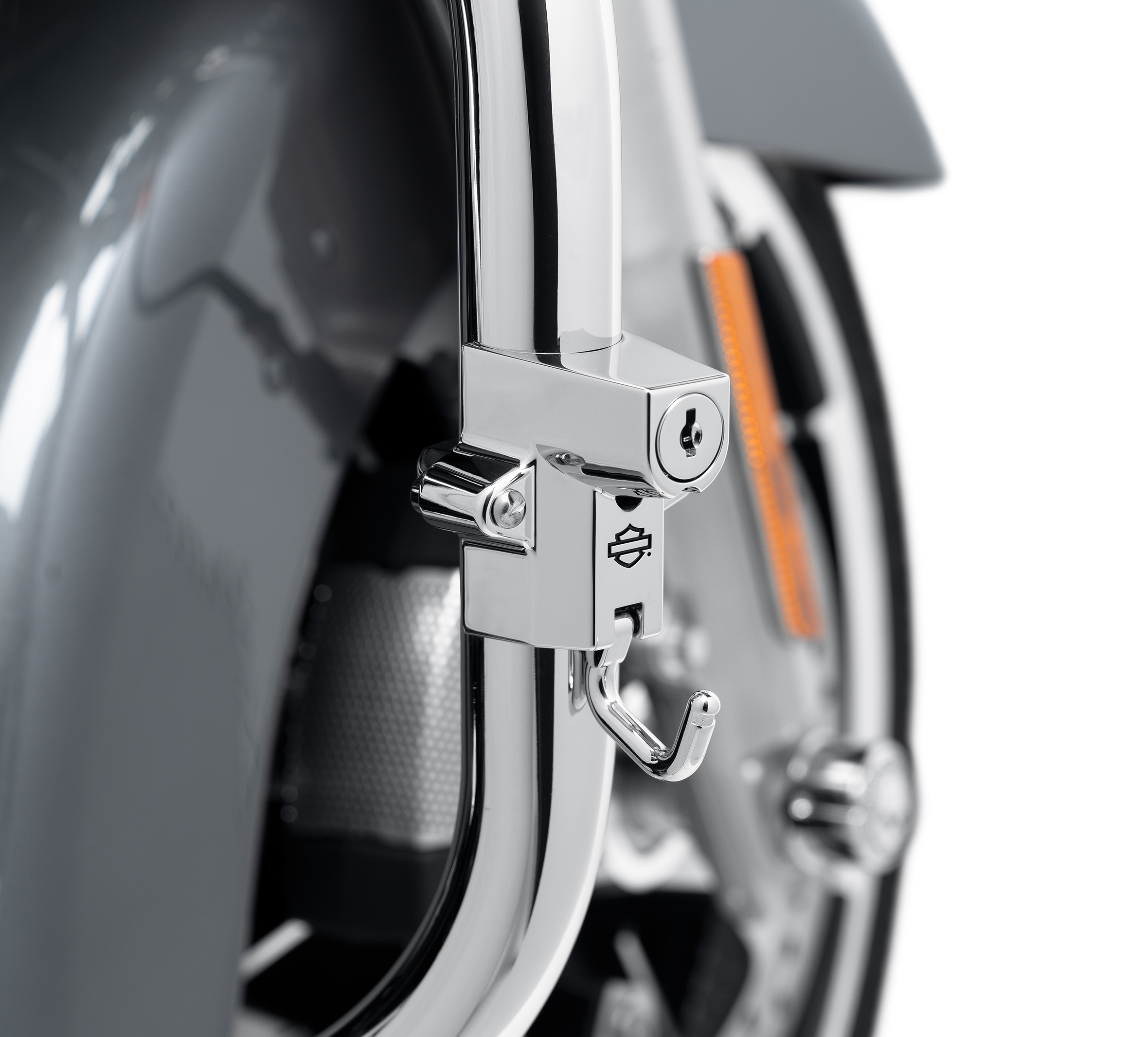 Harley davidson helmet lock hot sale location