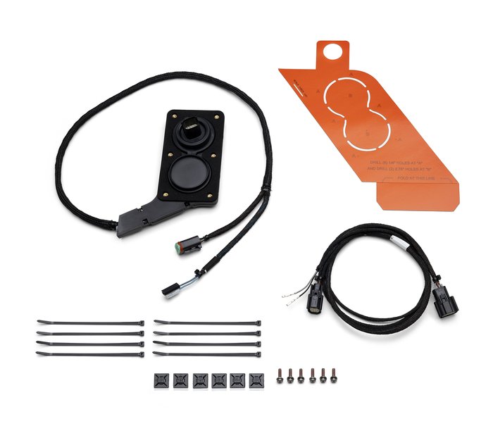 Kit d’installation de caisson de basses secondaire du système Audio Harley-Davidson développé par Rockford Fosgate 1