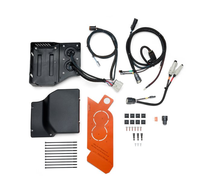 Harley-Davidson Audio con tecnología Rockford Fosgate. Kit de instalación del amplificador secundario 1