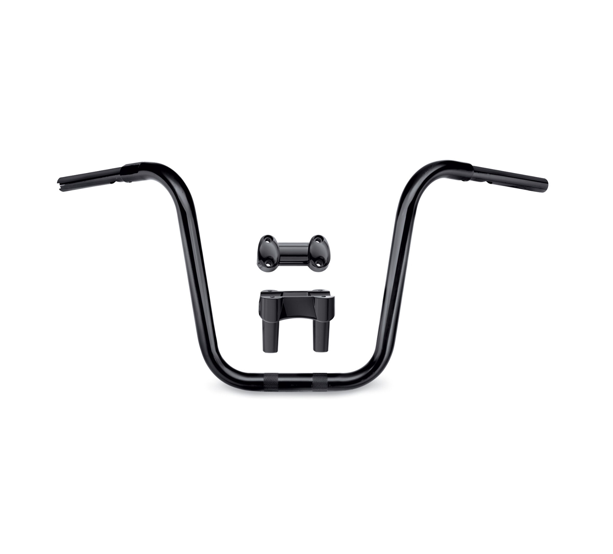 Gloss Black 16 Non ABS Ape Hanger Handlebar Kit 2018-2024 Harley