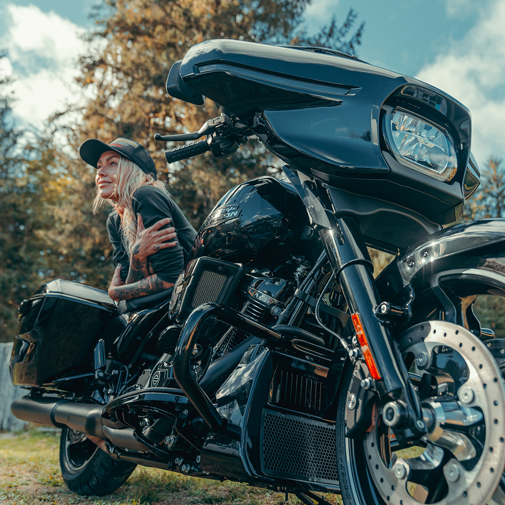 HARLEY DAVIDSON MOTOR COMPANY マフラー BLACK バイク パーツ ジャンク N8950510